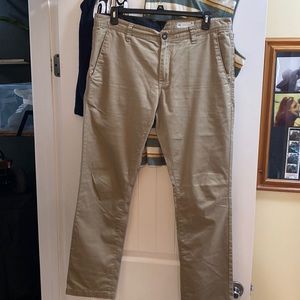 Men’s Volcom size 36 true to this khakis color